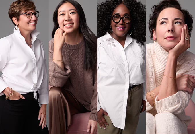 Women supported by Dress for Success