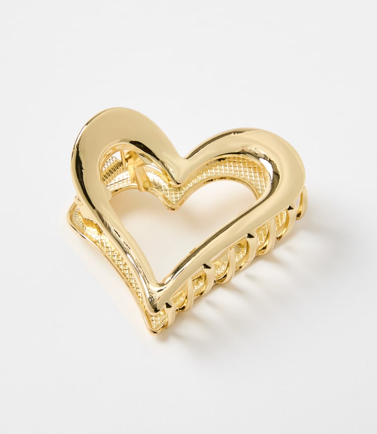 Heart Claw Hair Clip
