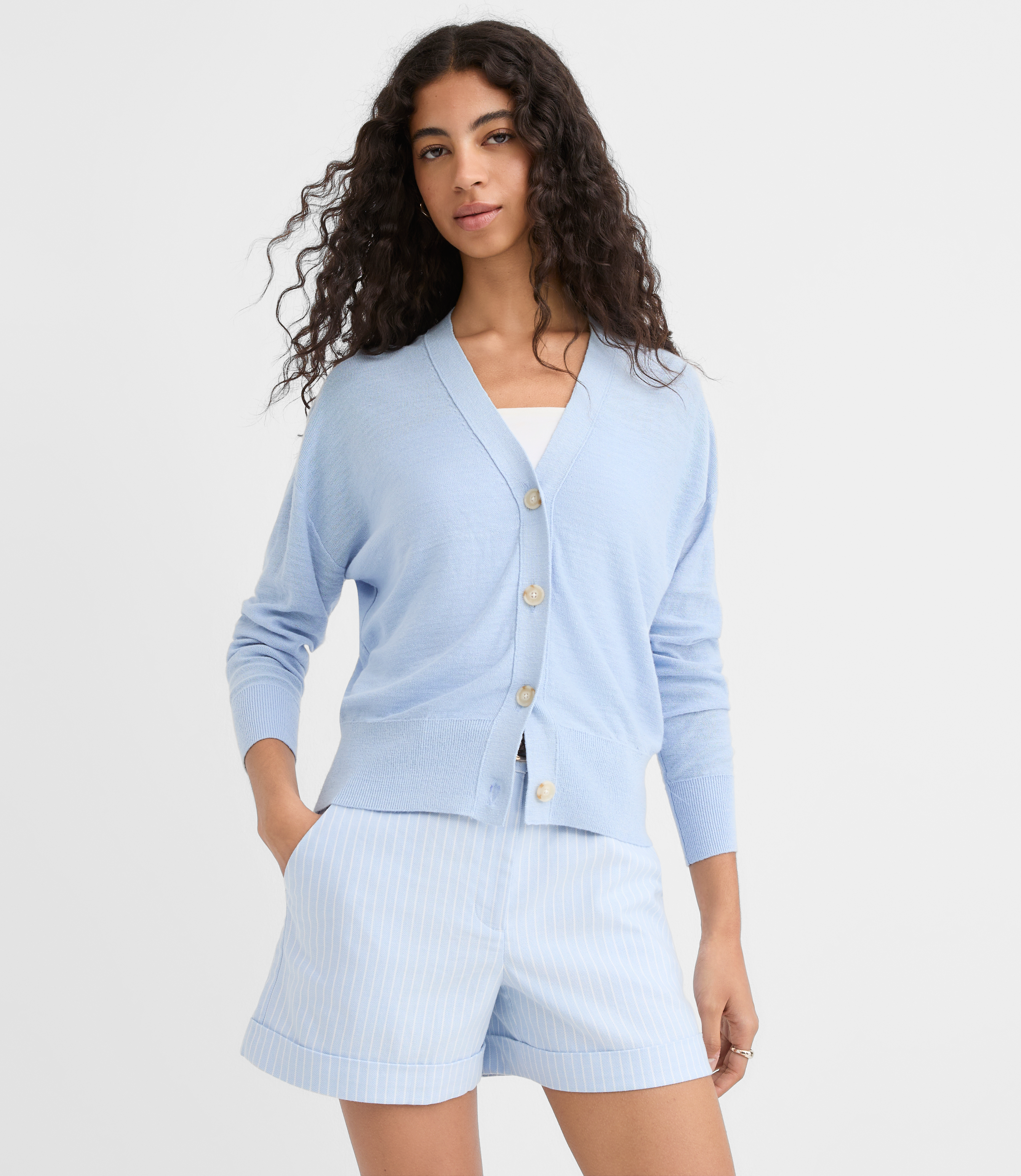 Modern V-Neck Cardigan