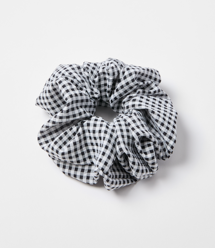 Gingham Scrunchie