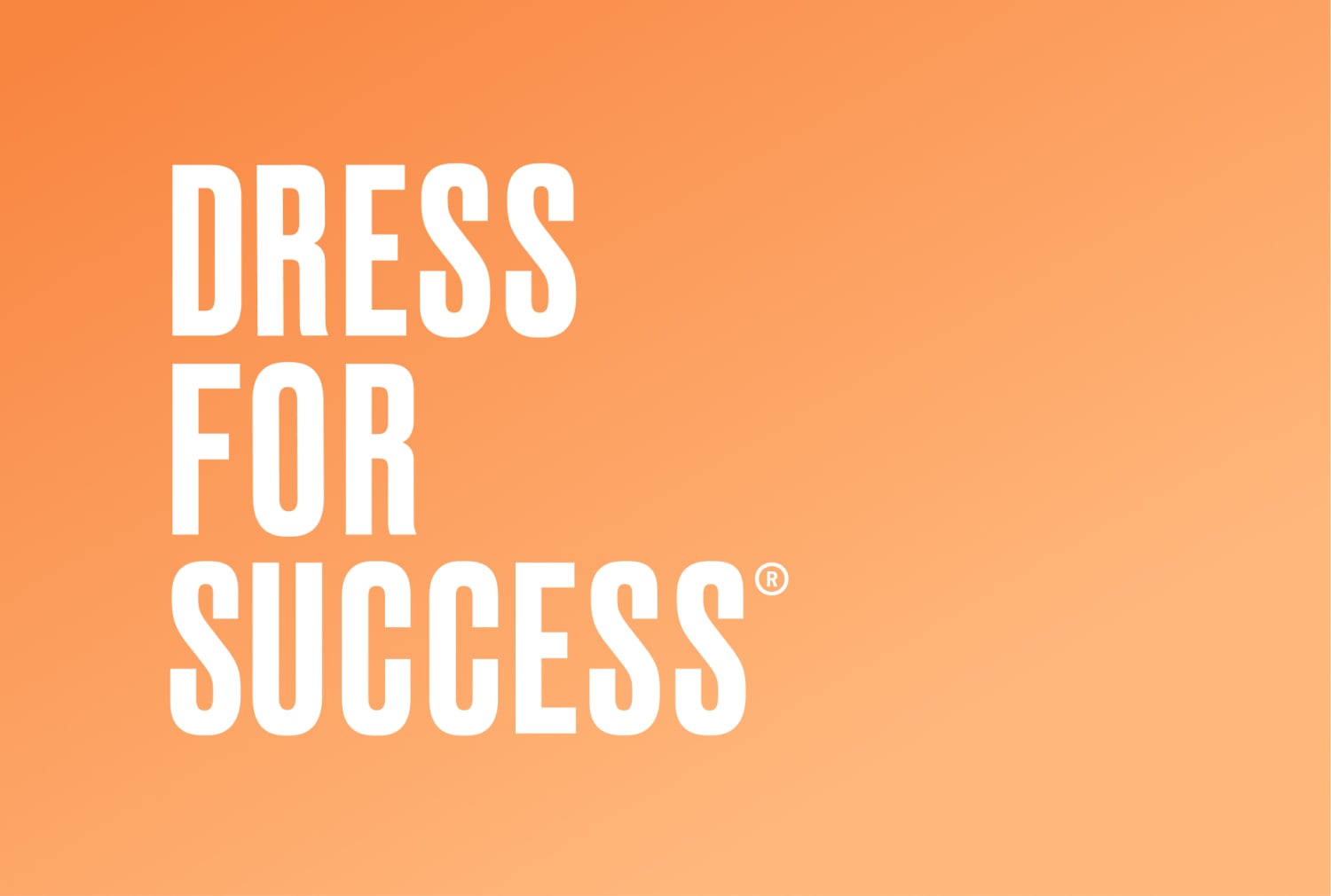 Group supporting Dress for Success