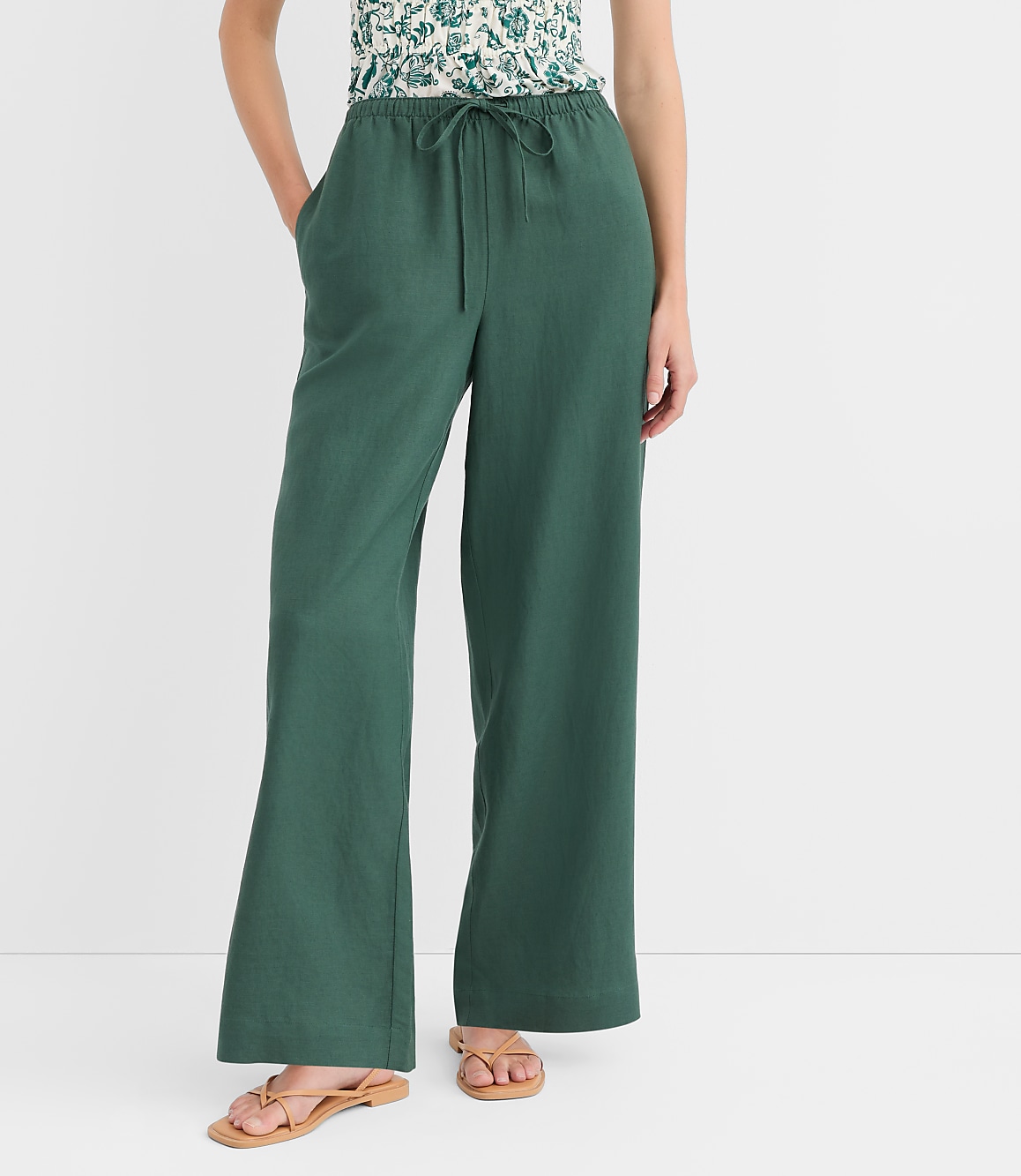 Sawyer Pull On Pants in Linen Blend