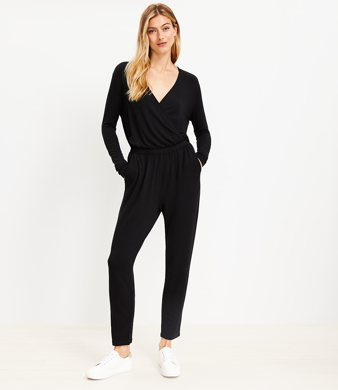 Lou & Grey Signature Softblend Crossover Jumpsuit