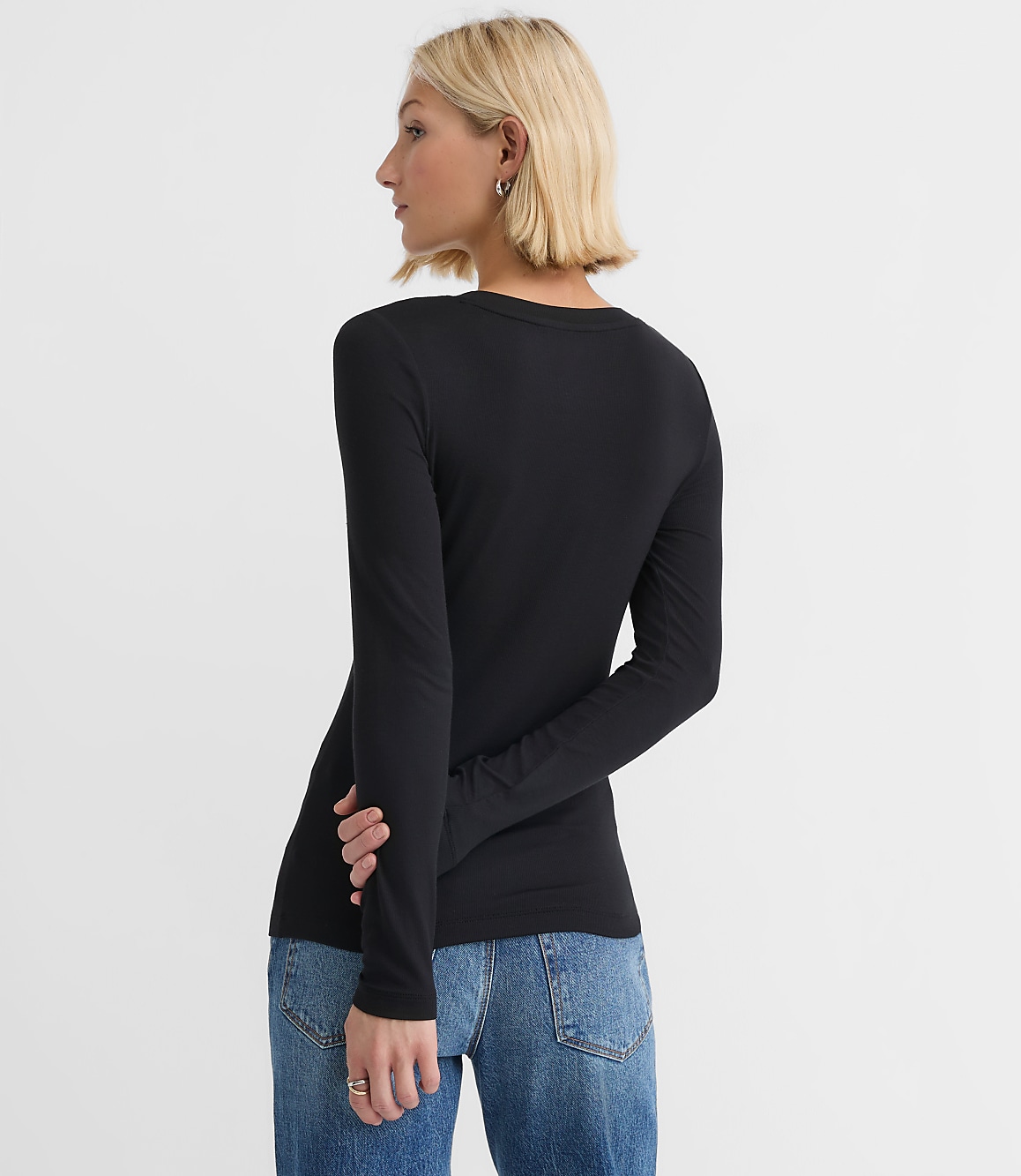 Long Sleeve Crew Neck Tee