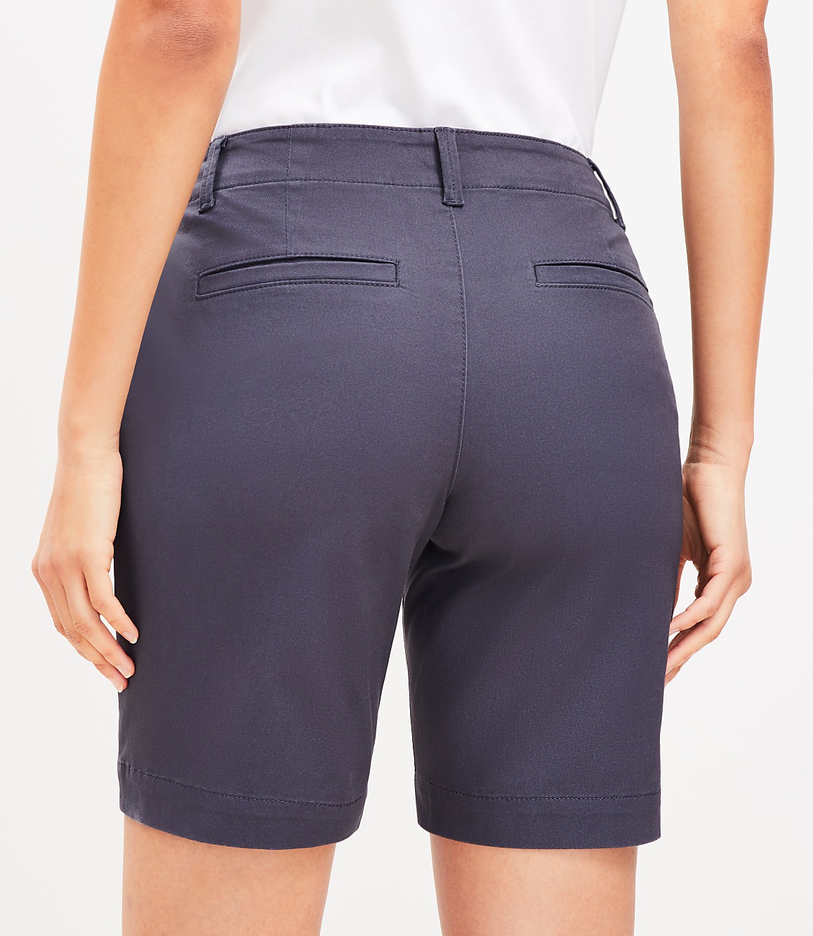 Curvy Monroe Chino Bermuda Shorts
