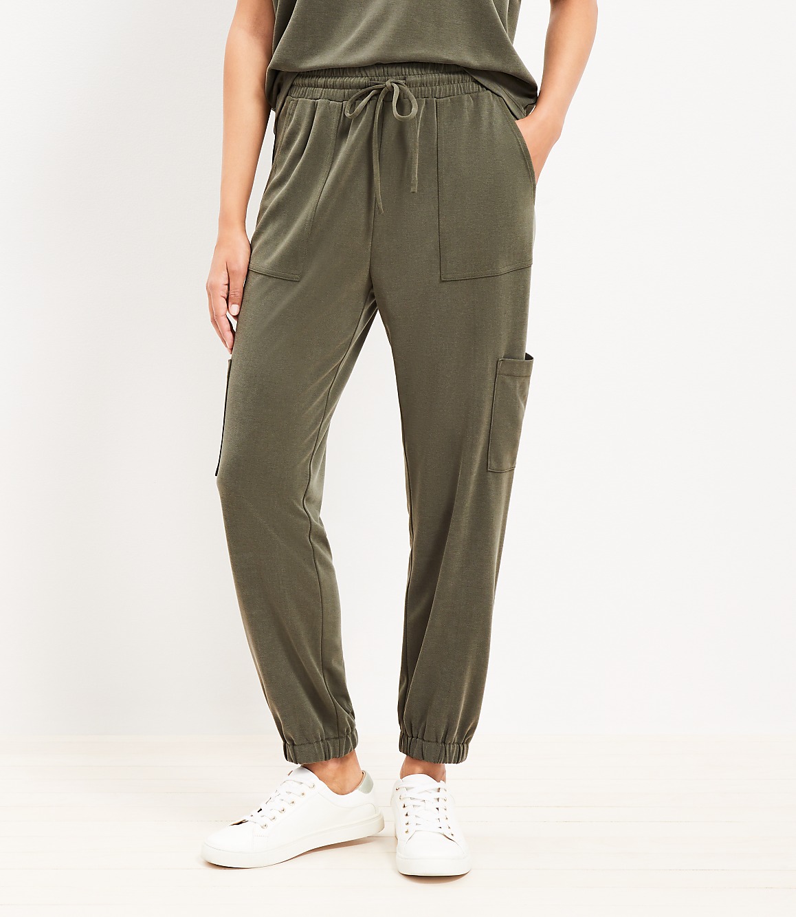 Lou & Grey Sandwashed Cargo Pants