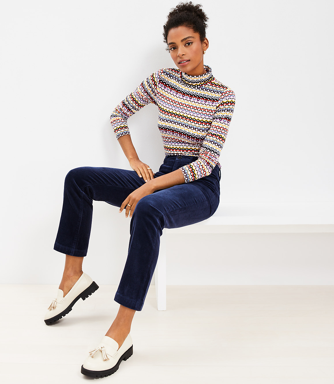 Straight Corduroy Pants