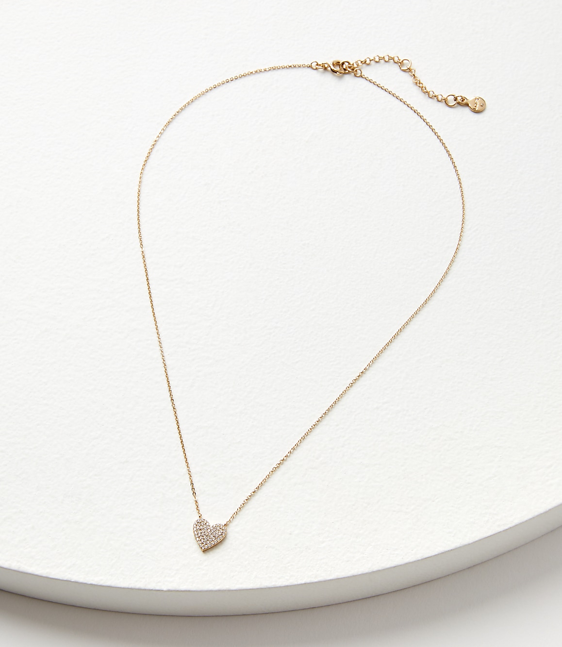 Demi Fine Sparkle Heart Necklace