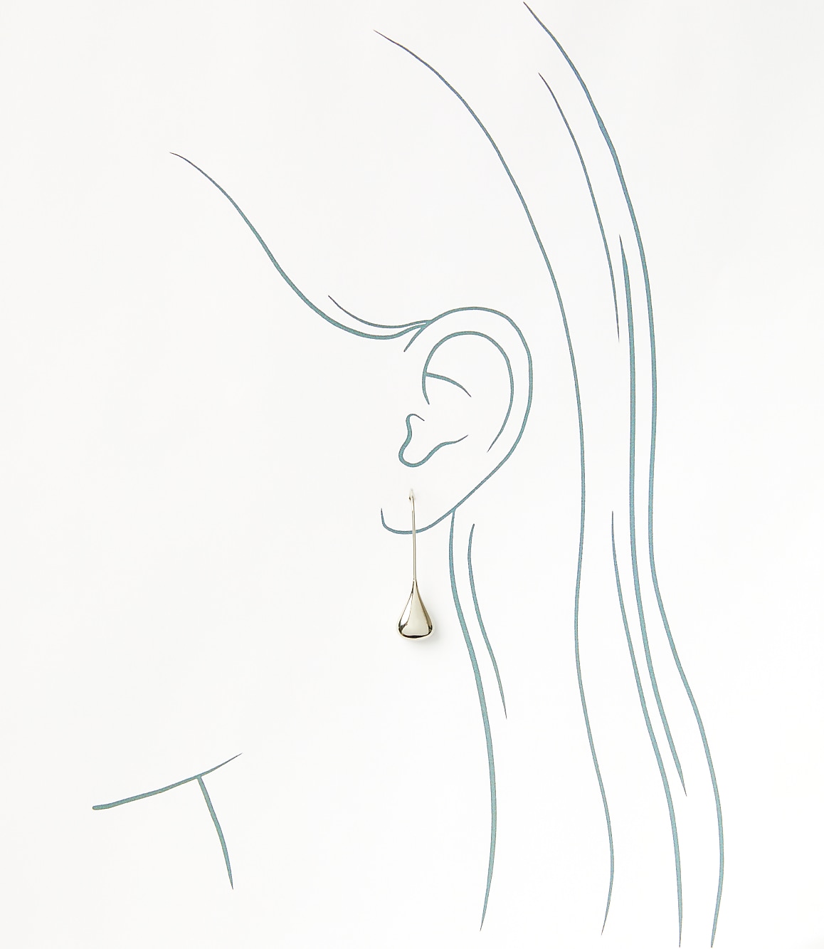 Pull Through Drop Earrings