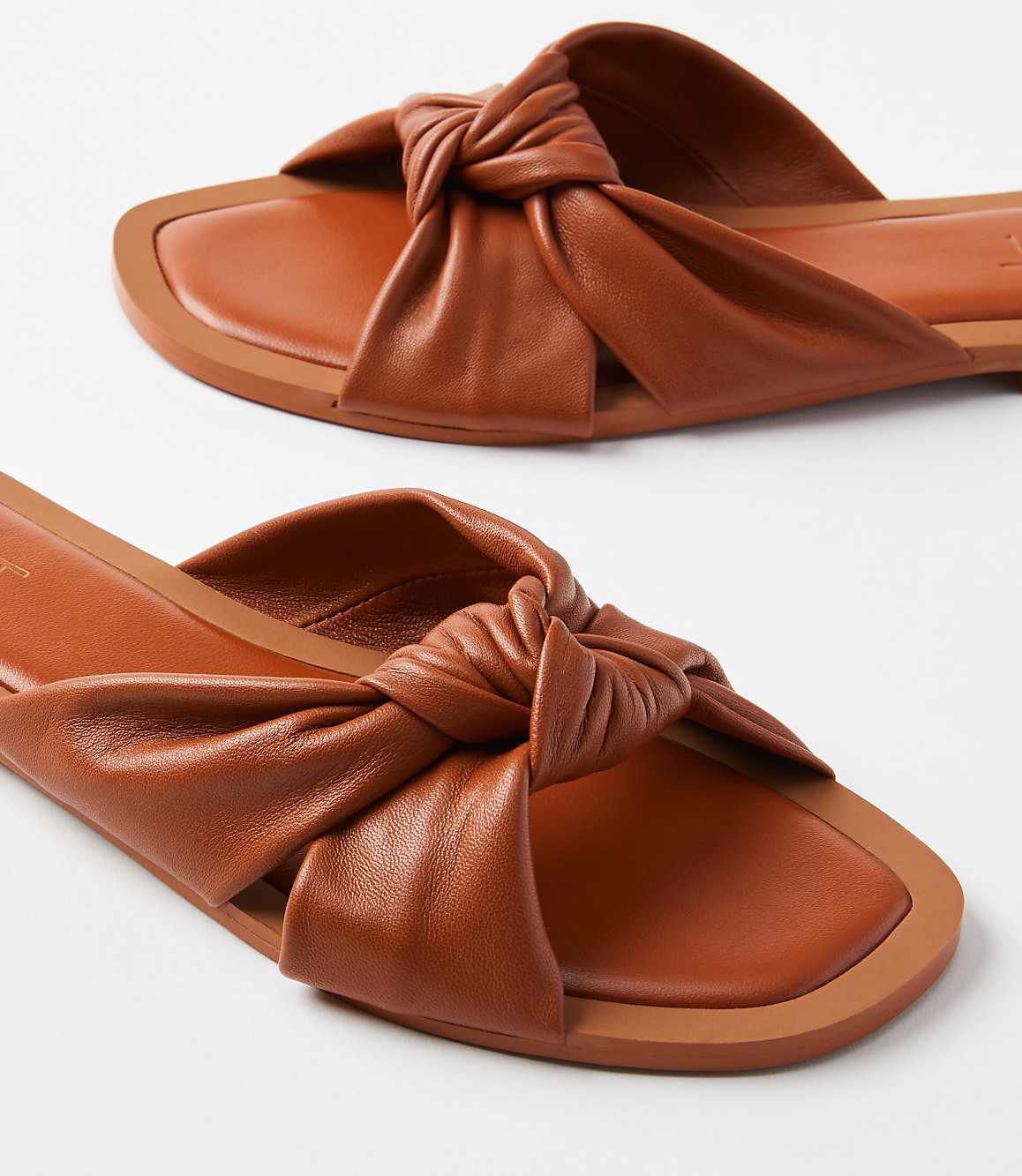 Knotted Leather Sandals