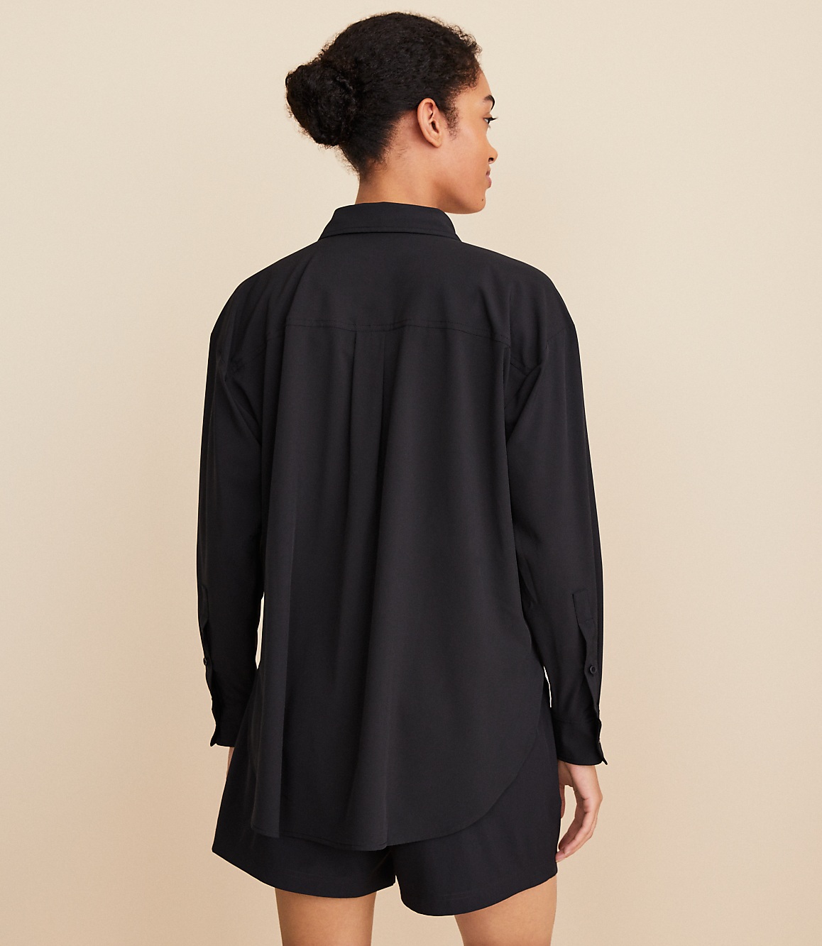 Lou & Grey Oversized Wanderweave Pocket Tunic Shirt
