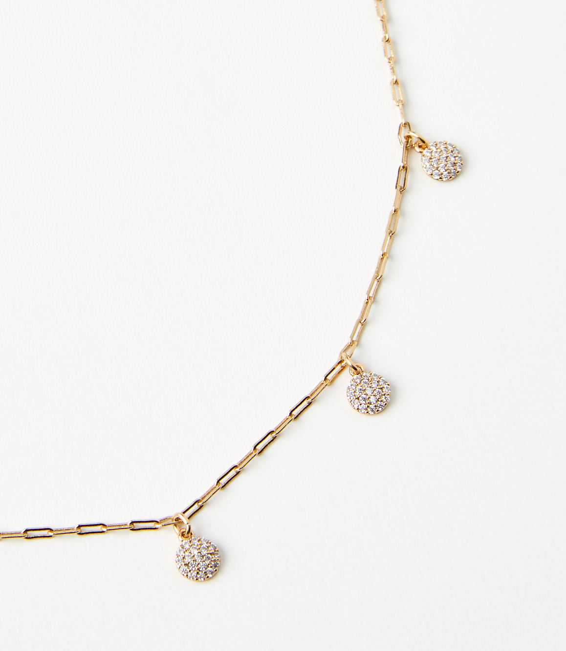 Demi Fine Pave Shaker Necklace