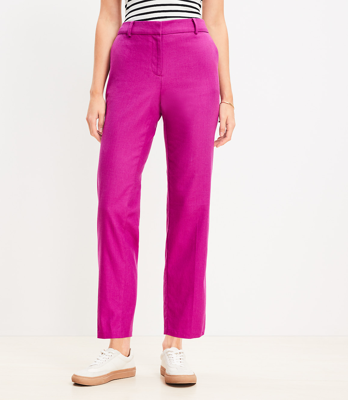 Riviera Slim Pants in Linen Blend