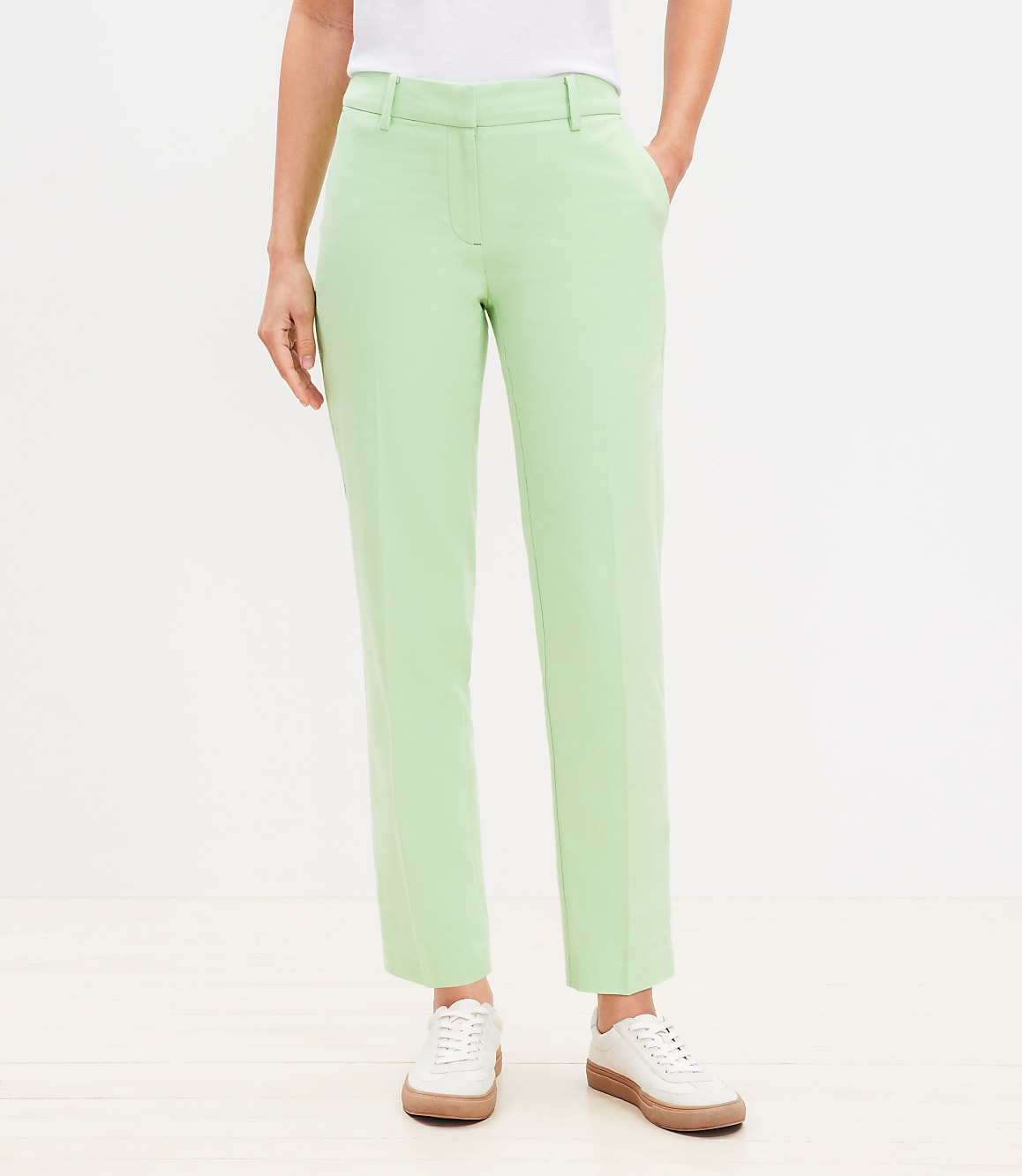 Riviera Slim Pants in Linen Blend