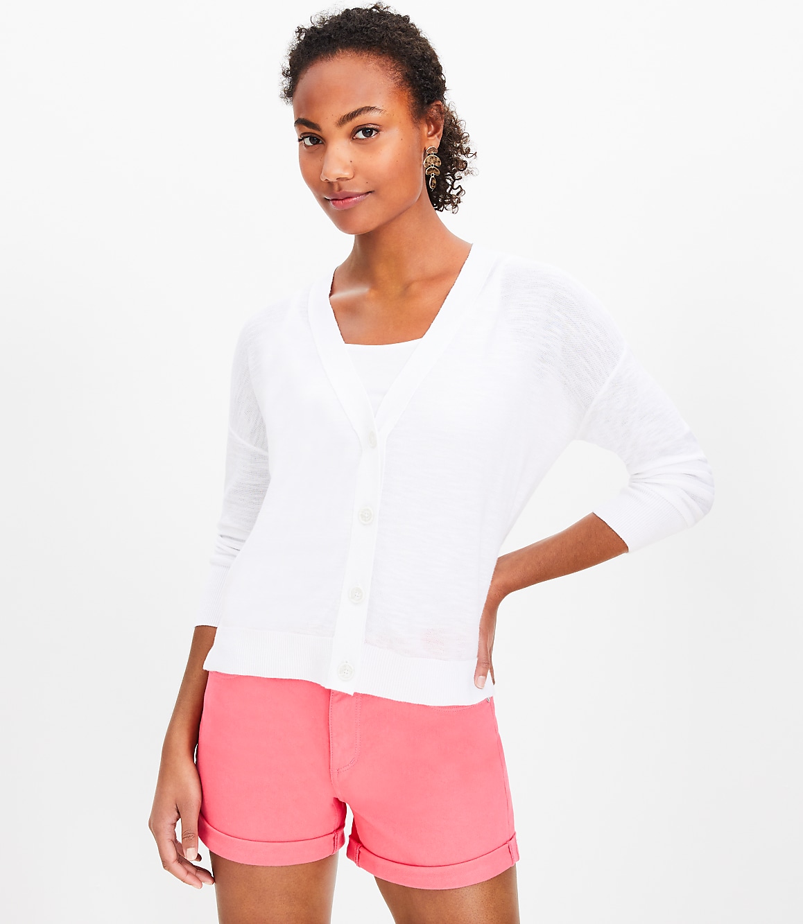 Drop Shoulder Cardigan