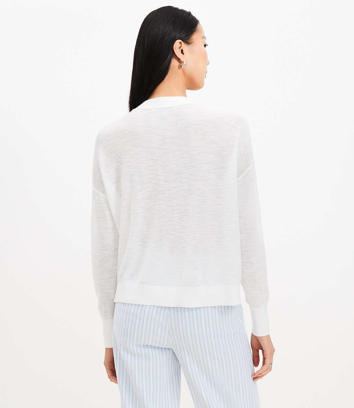 Petite Drop Shoulder Cardigan
