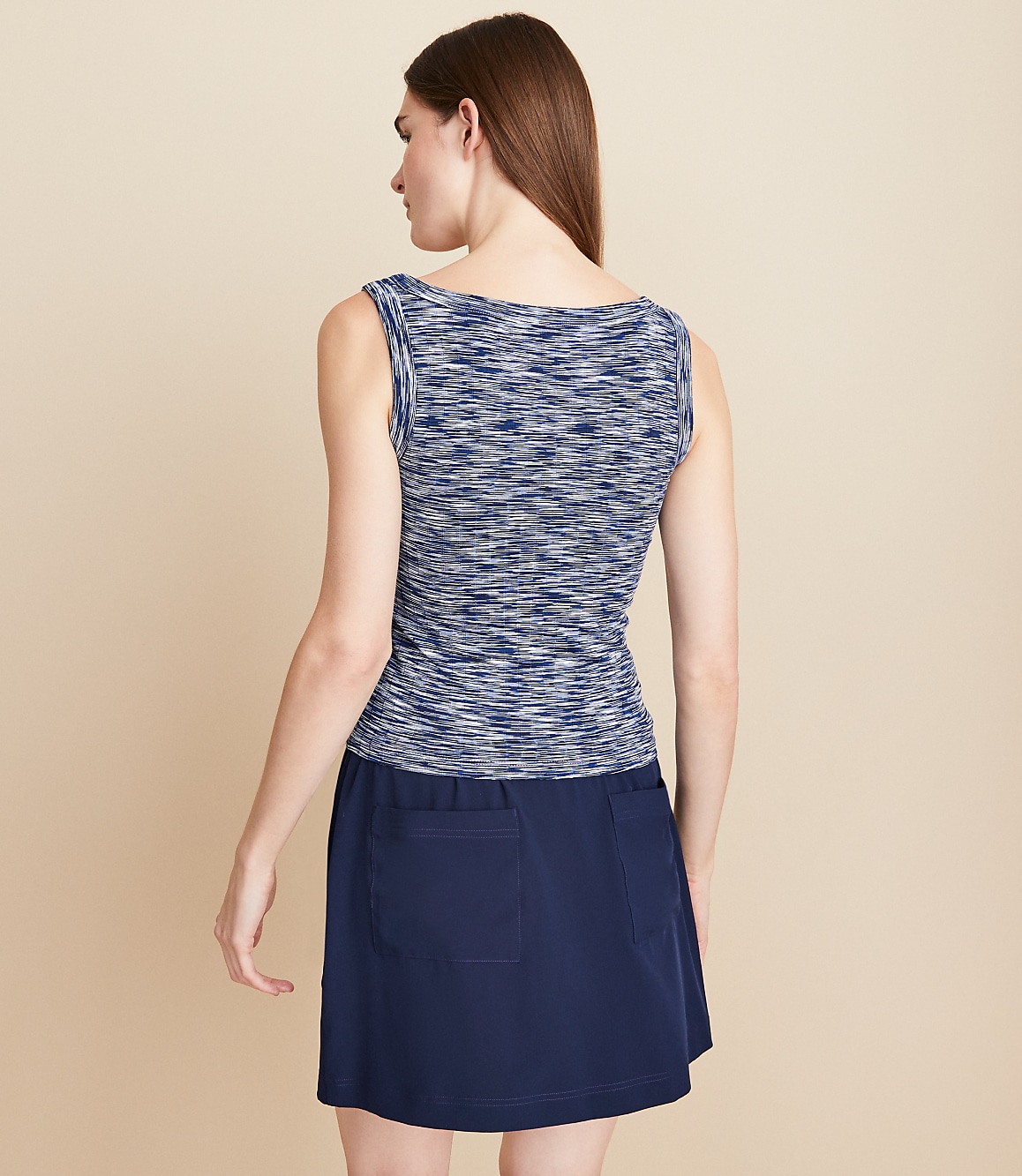 Lou & Grey Spacedye Ribbed Bra Tank Top