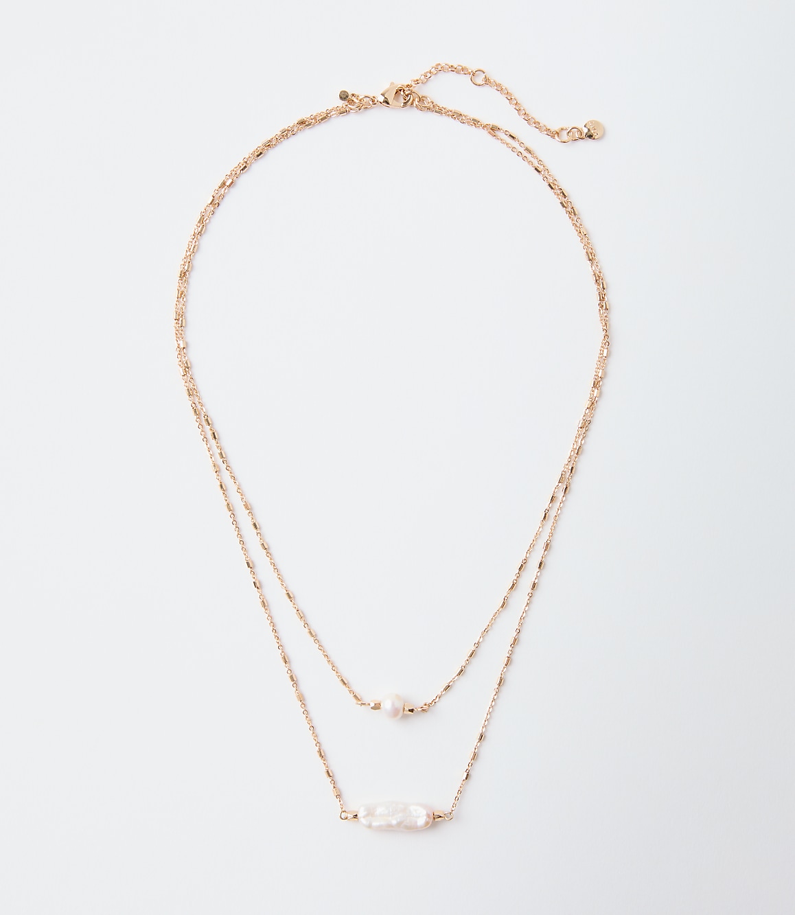 Pearlized Layered Necklace