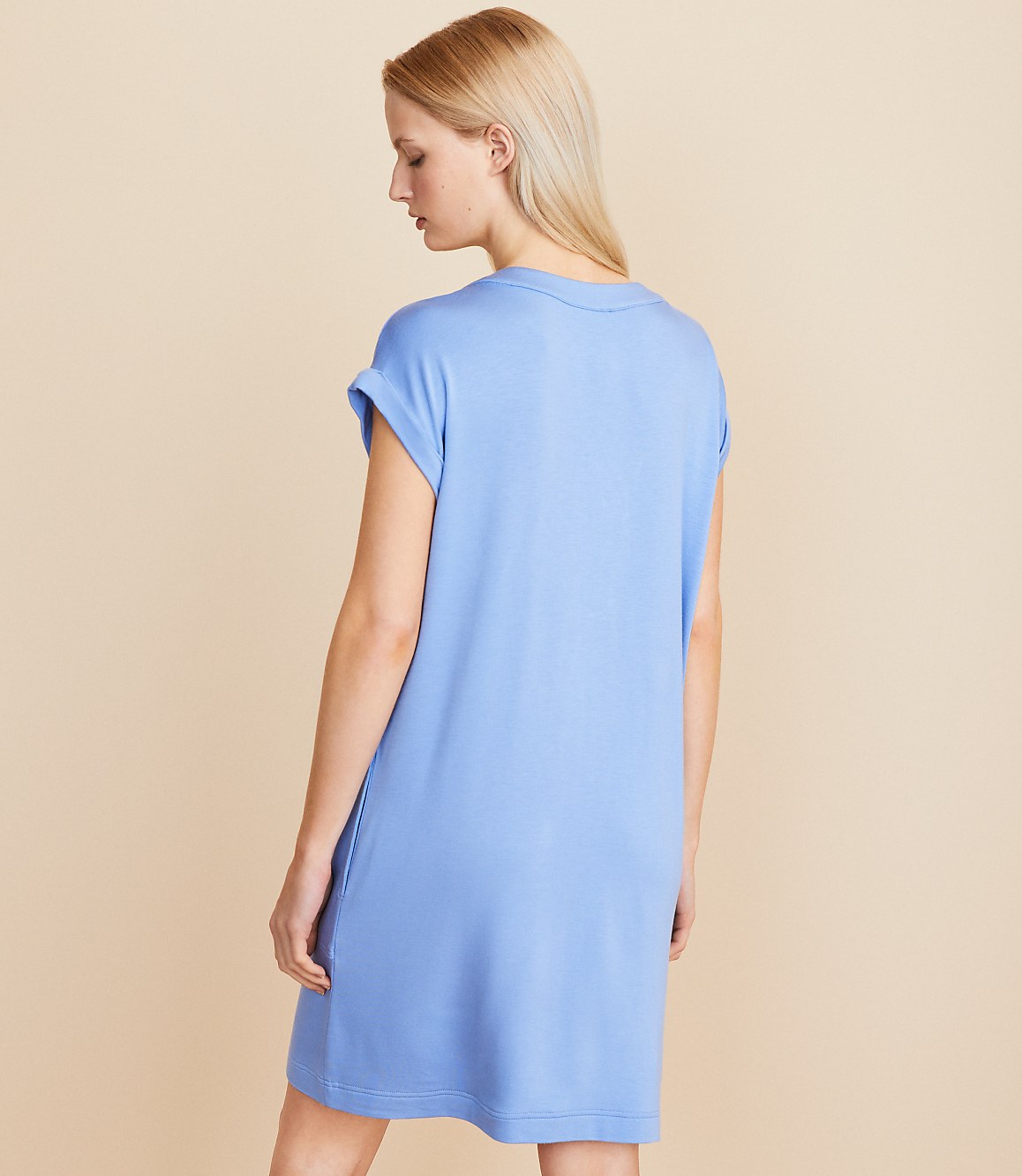 Petite Lou & Grey Signaturesoft Henley Pocket Dress