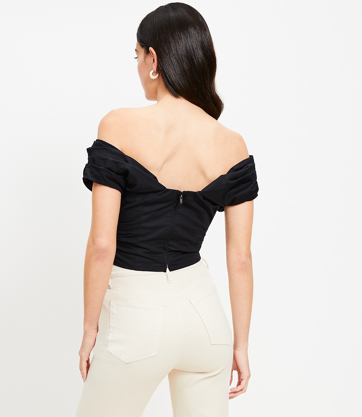 Structured Off The Shoulder Top