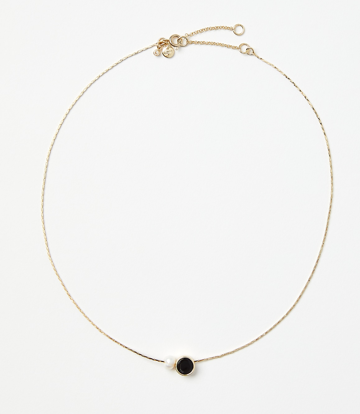 Pearlized Delicate Charm Necklace