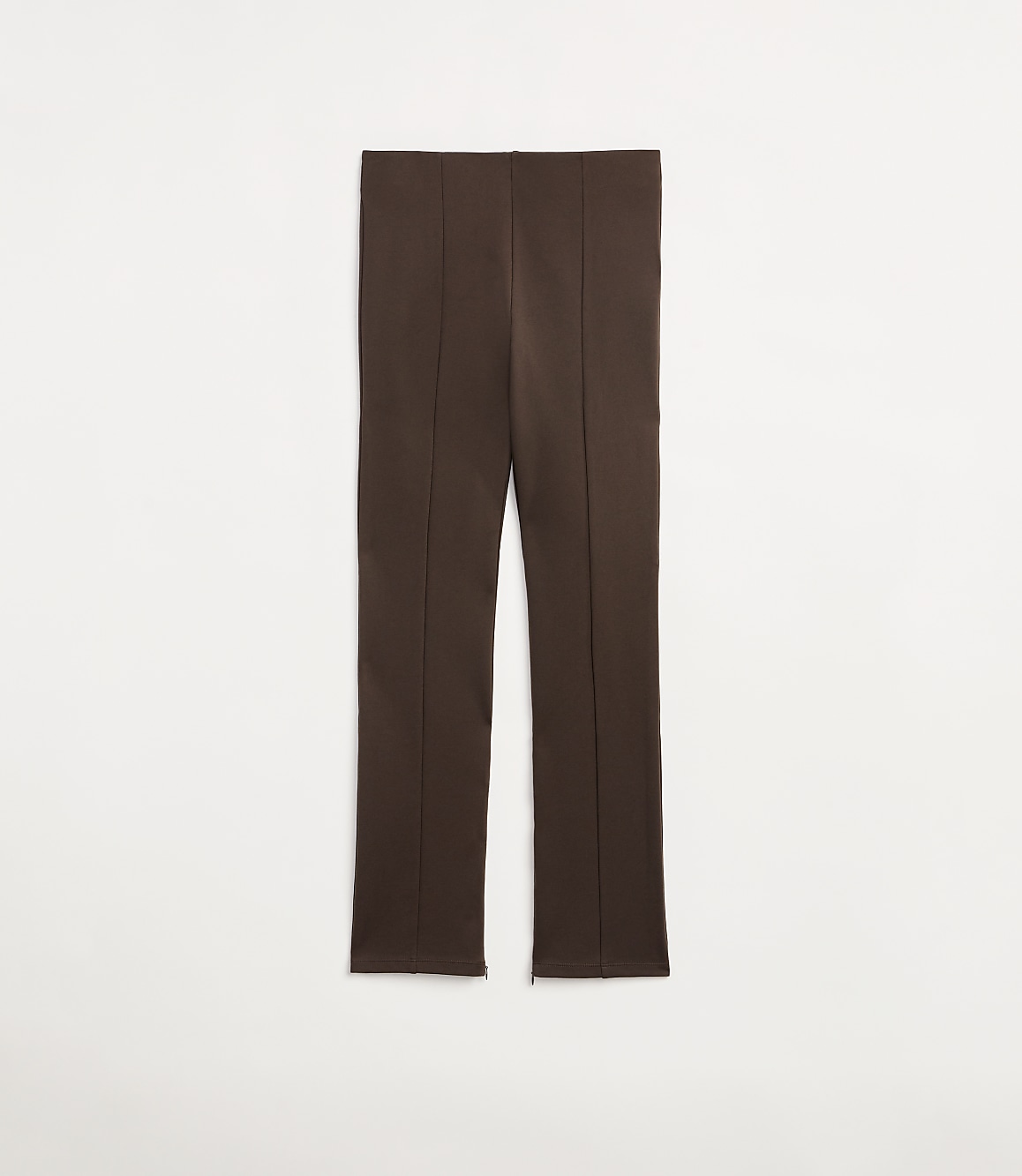 Petite LOFT Versa Ponte Deluxe Split Hem Slim Pants