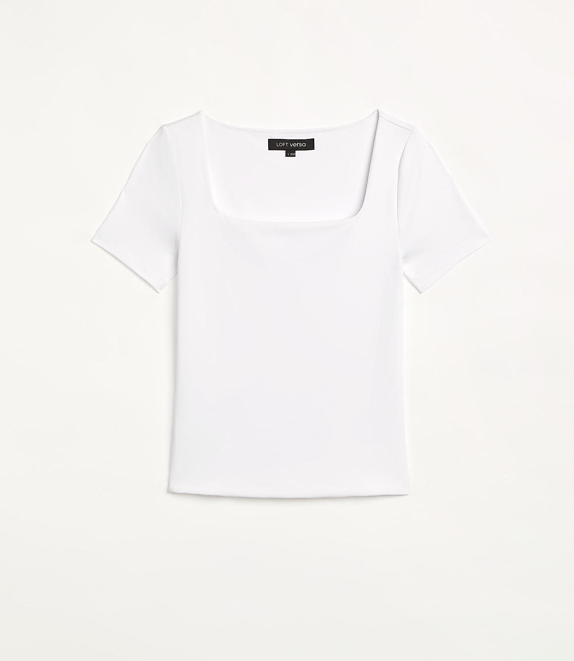 LOFT Versa 360 Knit Square Neck Tee