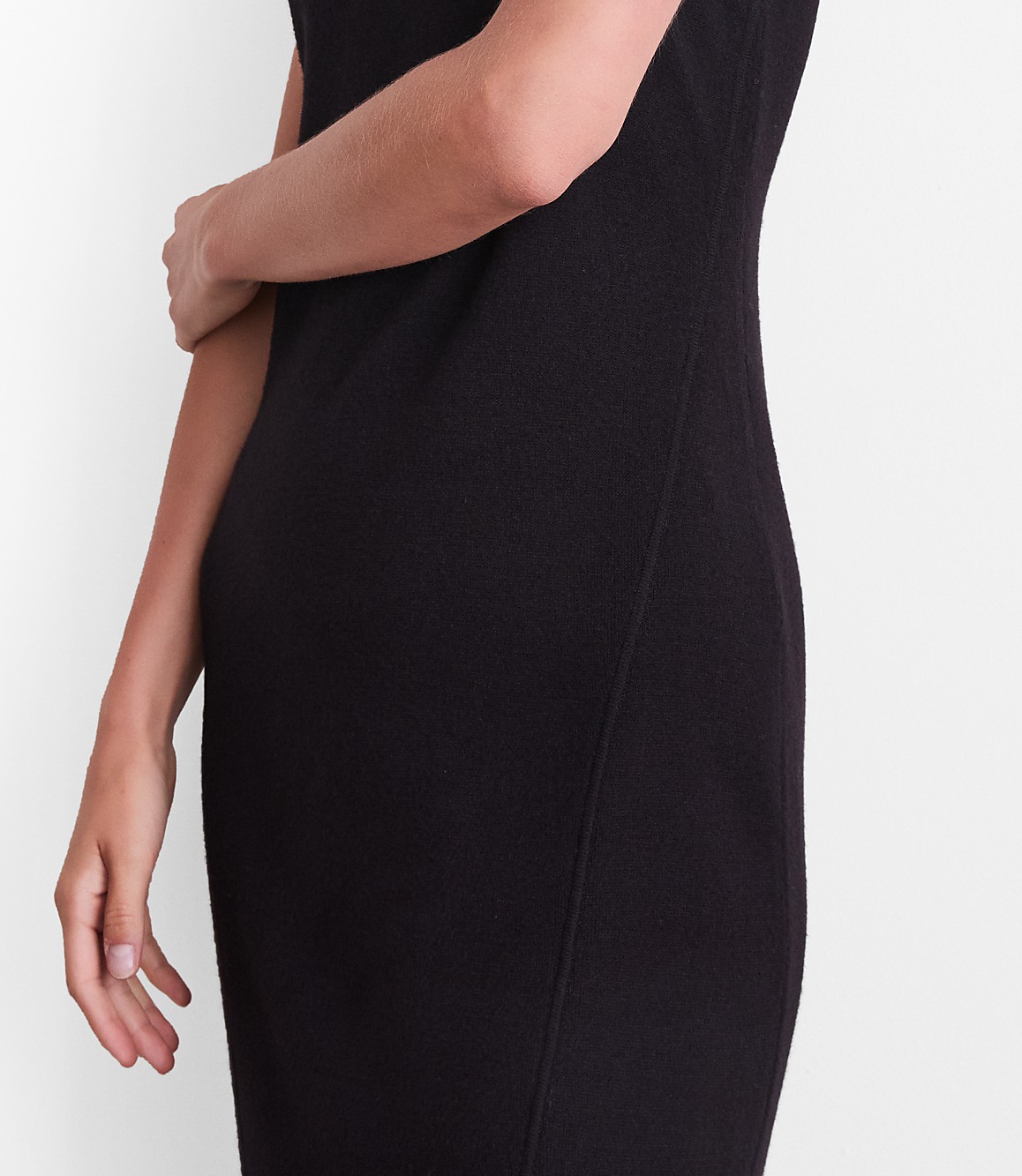 Petite LOFT Versa Sleeveless Mock Neck Midi Sweater Dress