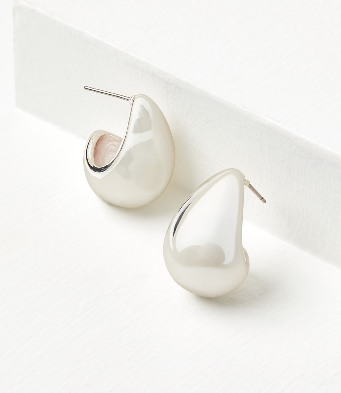 Modern Teardrop Stud Earrings