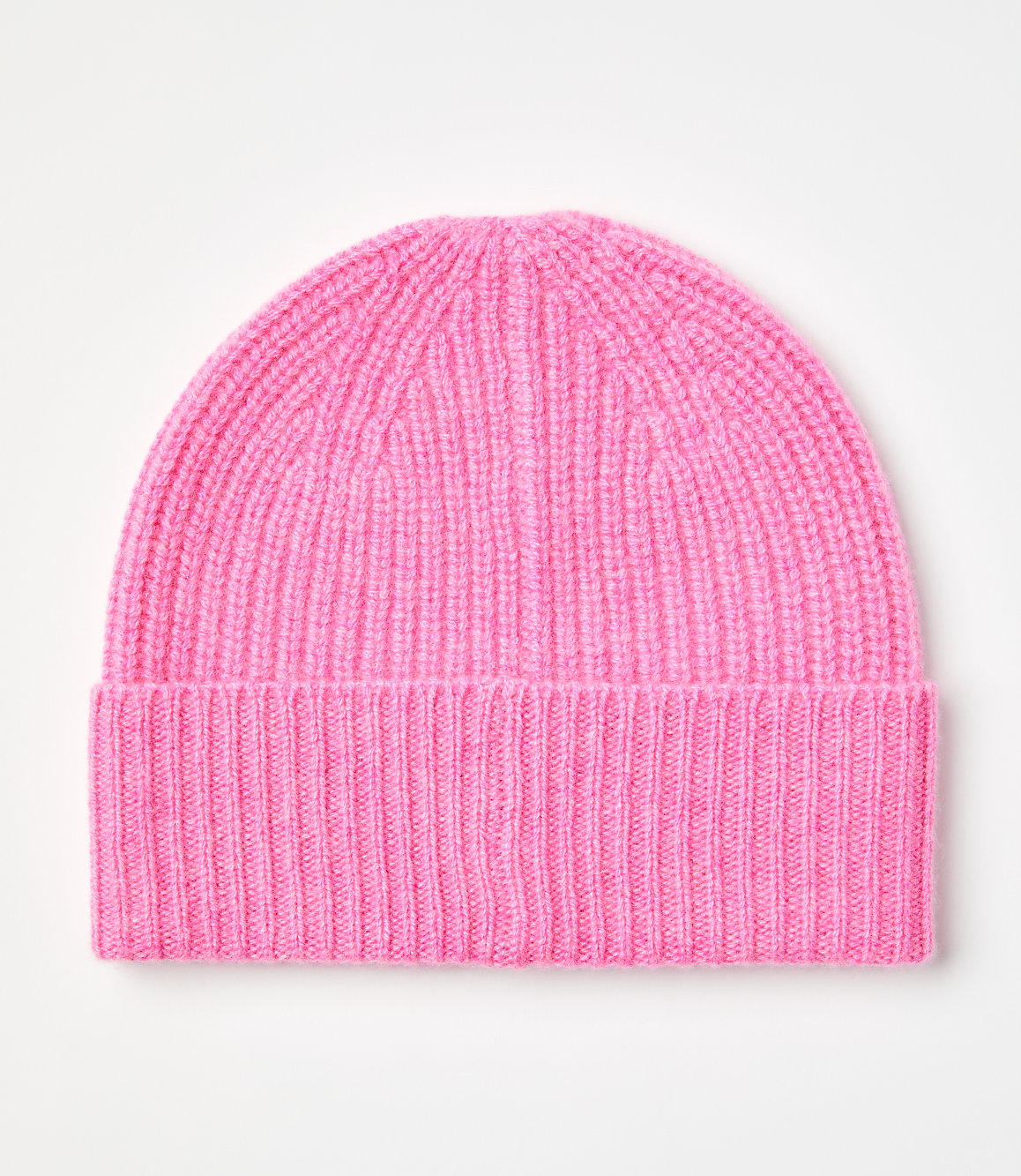 Ribbed Cashmere Beanie