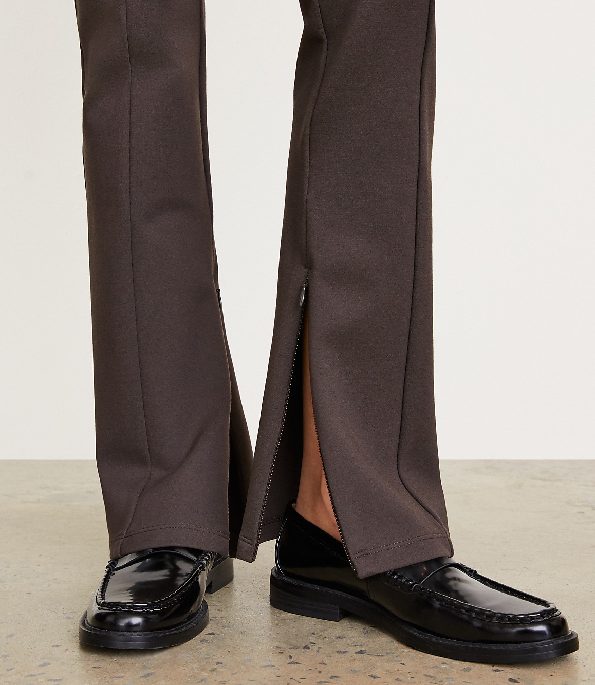 LOFT Versa Ponte Deluxe Split Hem Slim Pants