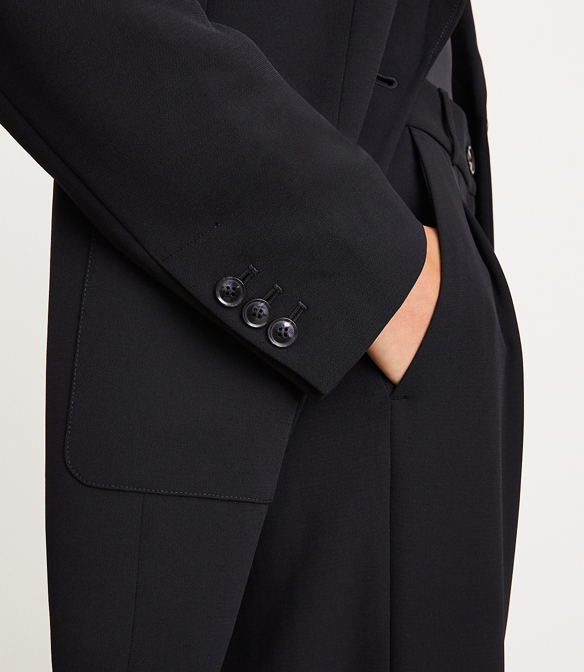 Tall LOFT Versa Crepe Drape Oversized Blazer