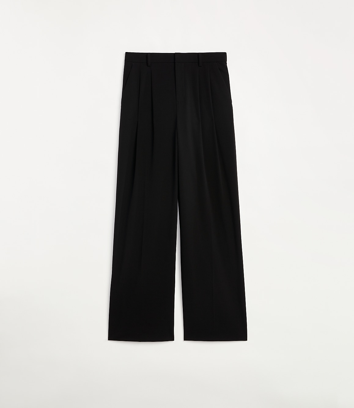 Petite LOFT Versa Seasonless Stretch Double Pleat Wide Leg Pant