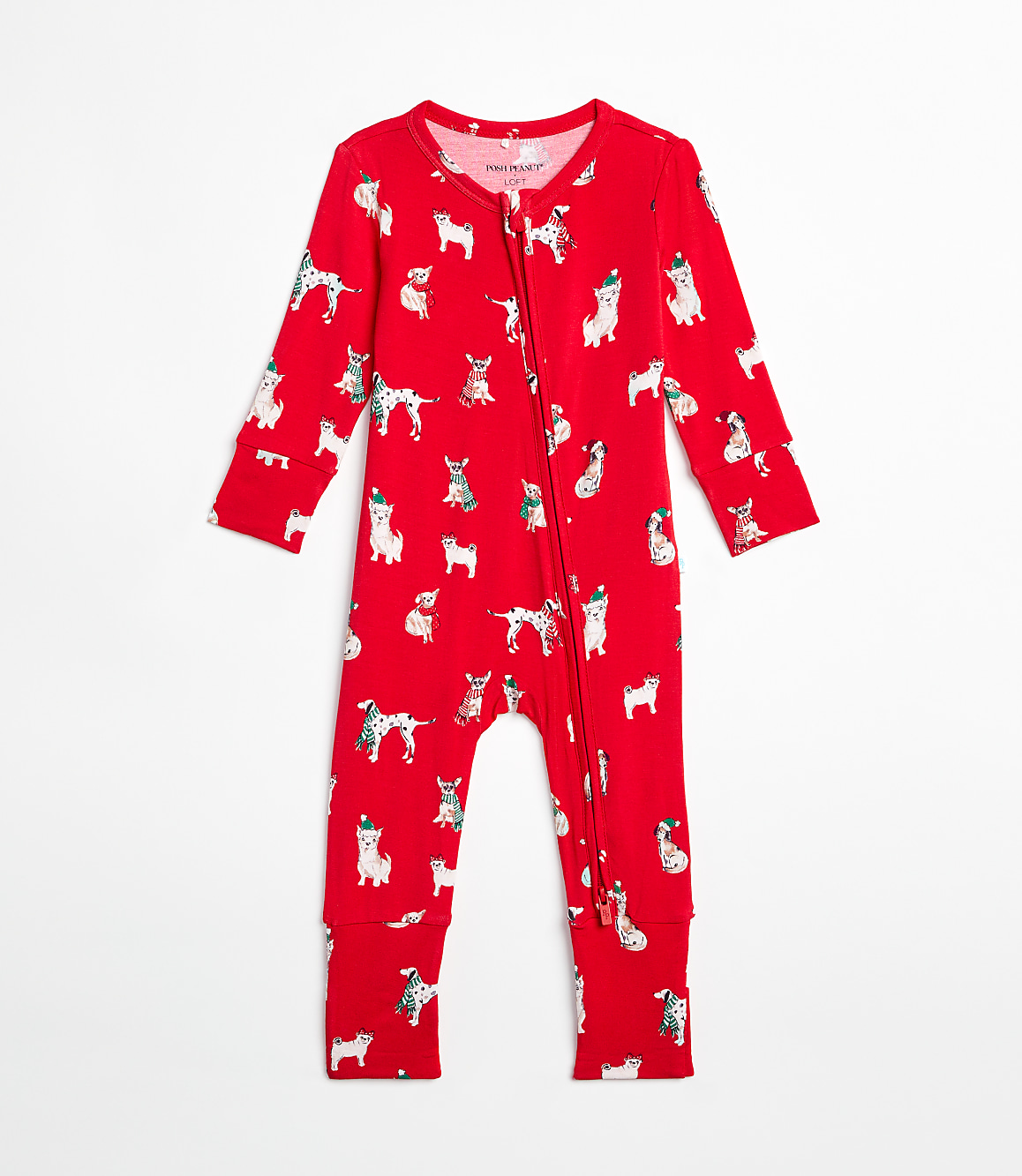 Posh Peanut Holiday Dog Convertible One-Piece