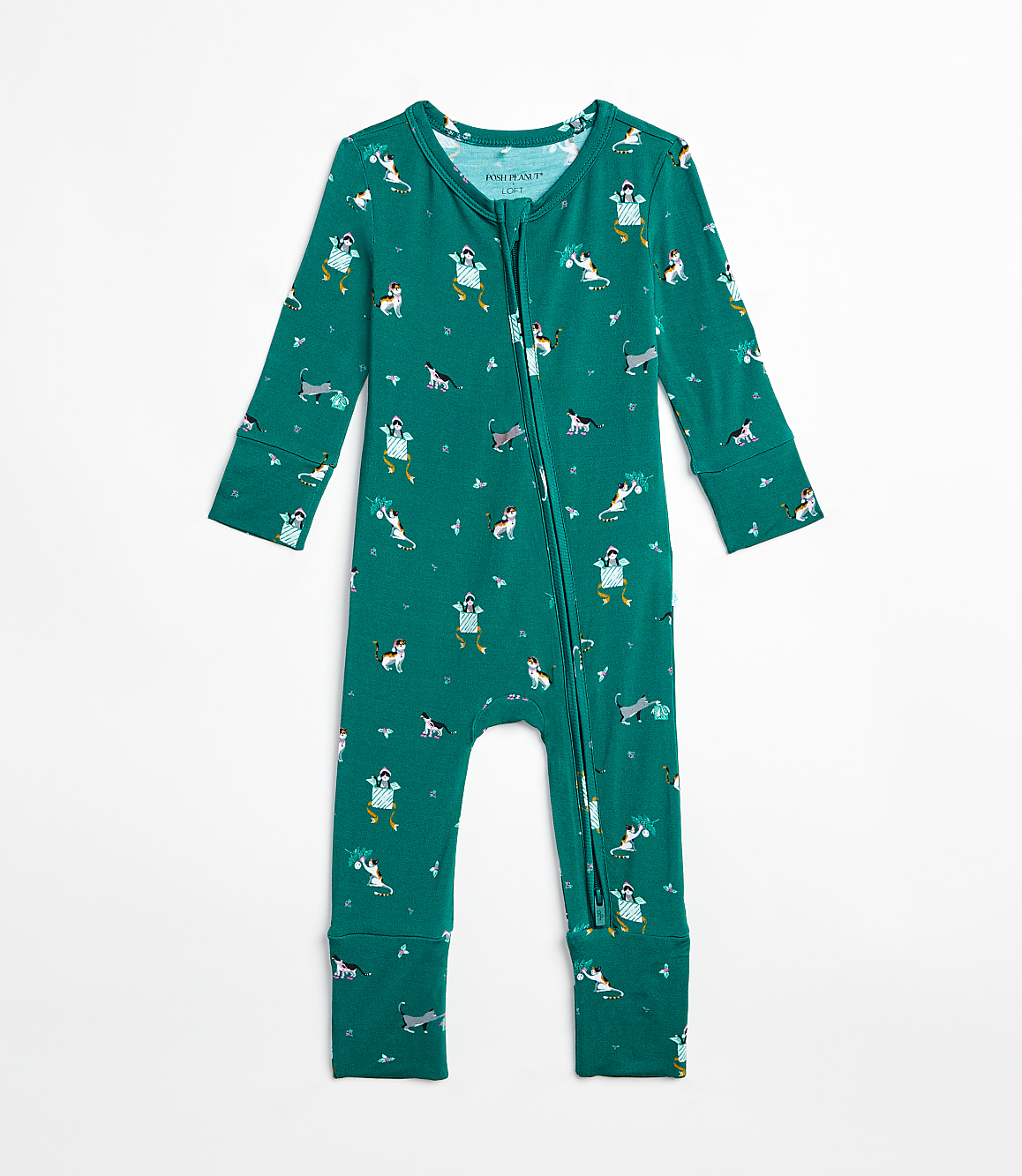 Posh Peanut Holiday Cat Convertible One-Piece