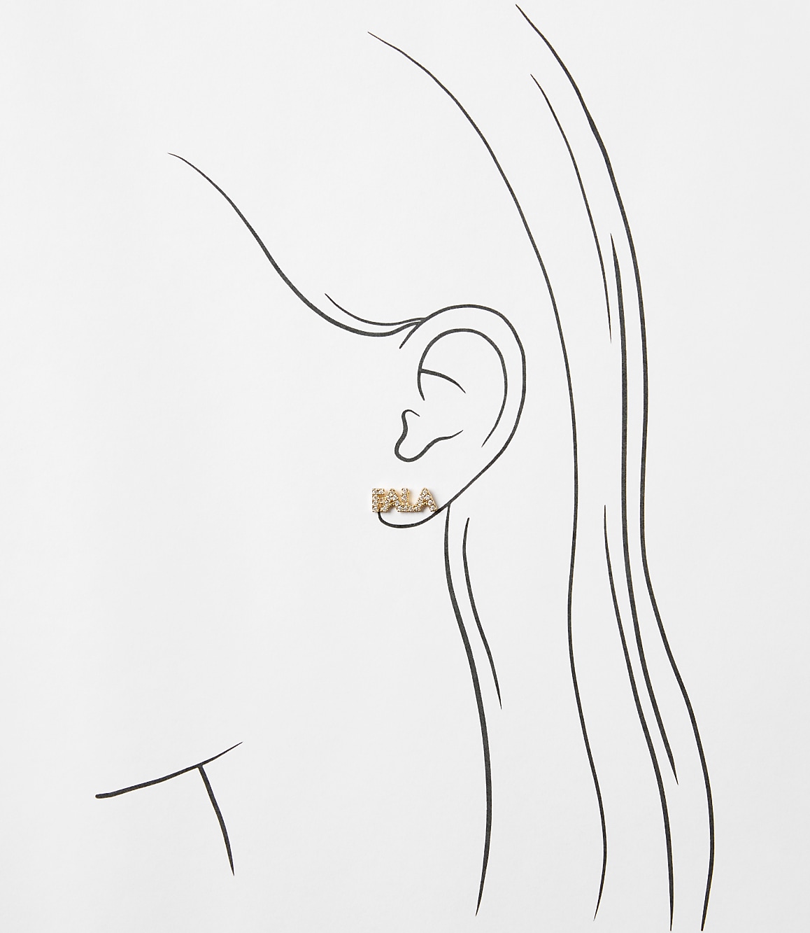 Fa La La La Stud Earrings