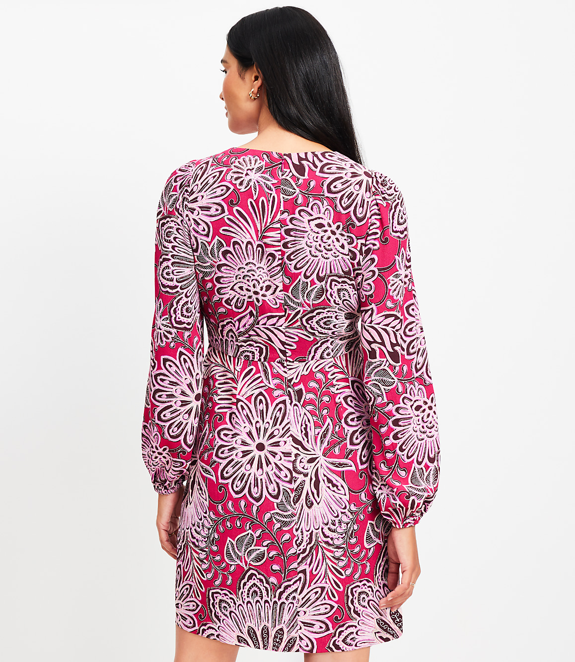 Floral Ruffle Flare Mini Dress