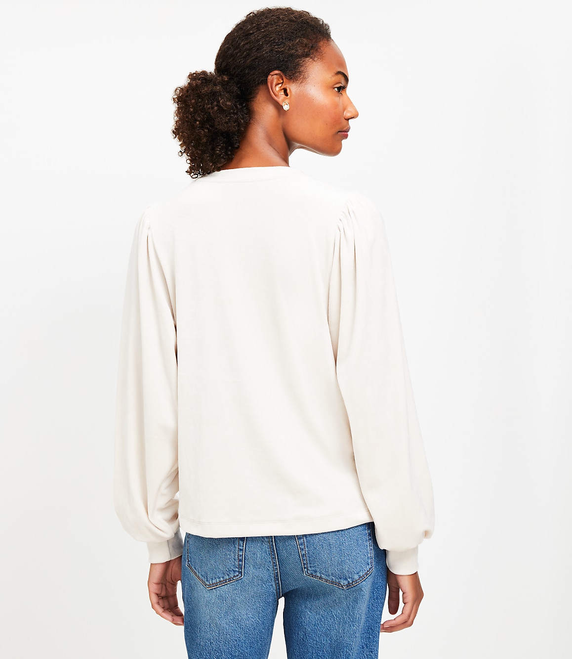 Velour Sweatshirt