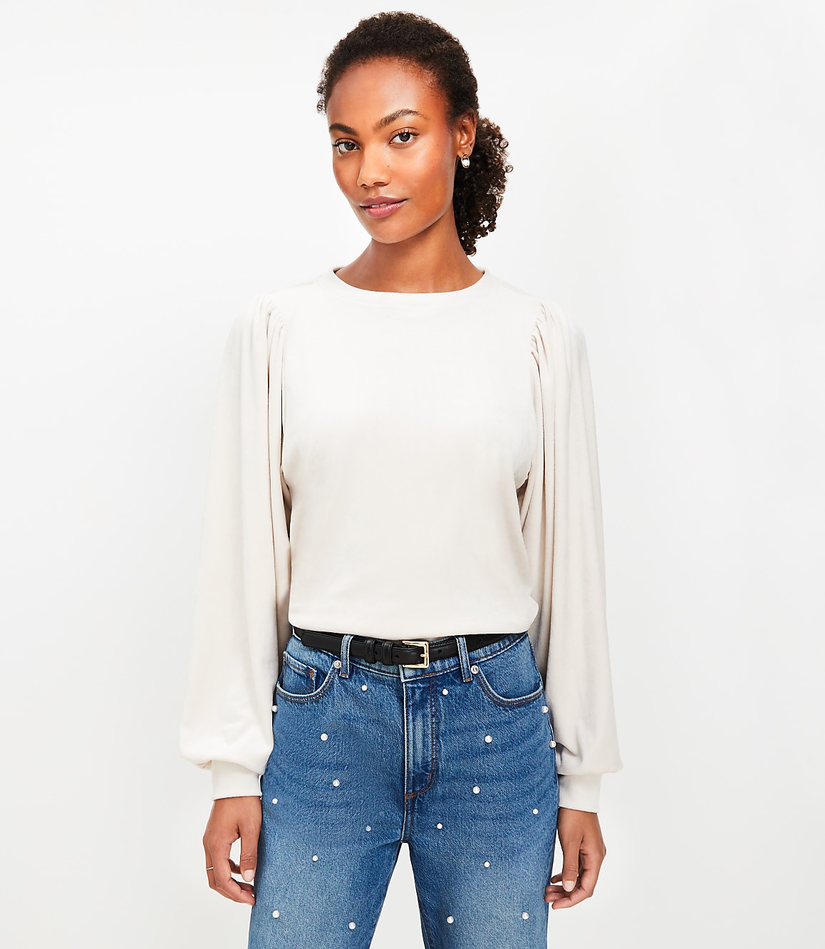 Velour Sweatshirt