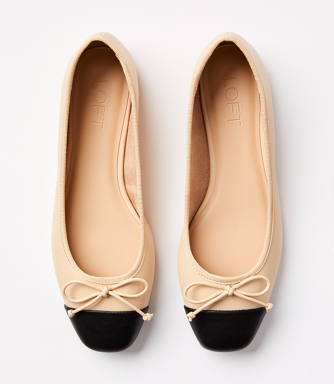 Soft Cap Toe Ballet Flats