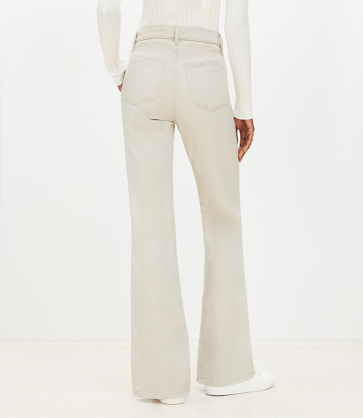 Utility Pocket High Rise Slim Flare Pants