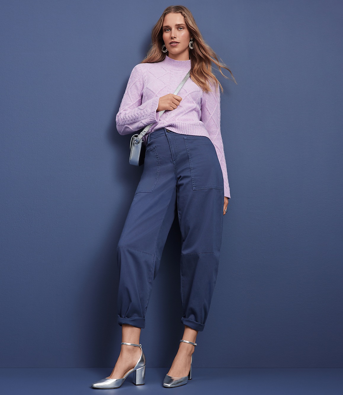 Utility Barrel Pants in Twill