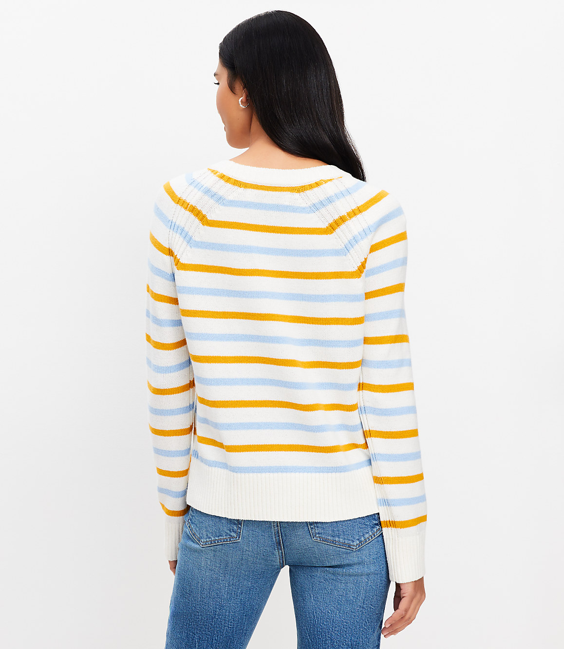 Striped Modern Ribtrim Sweater