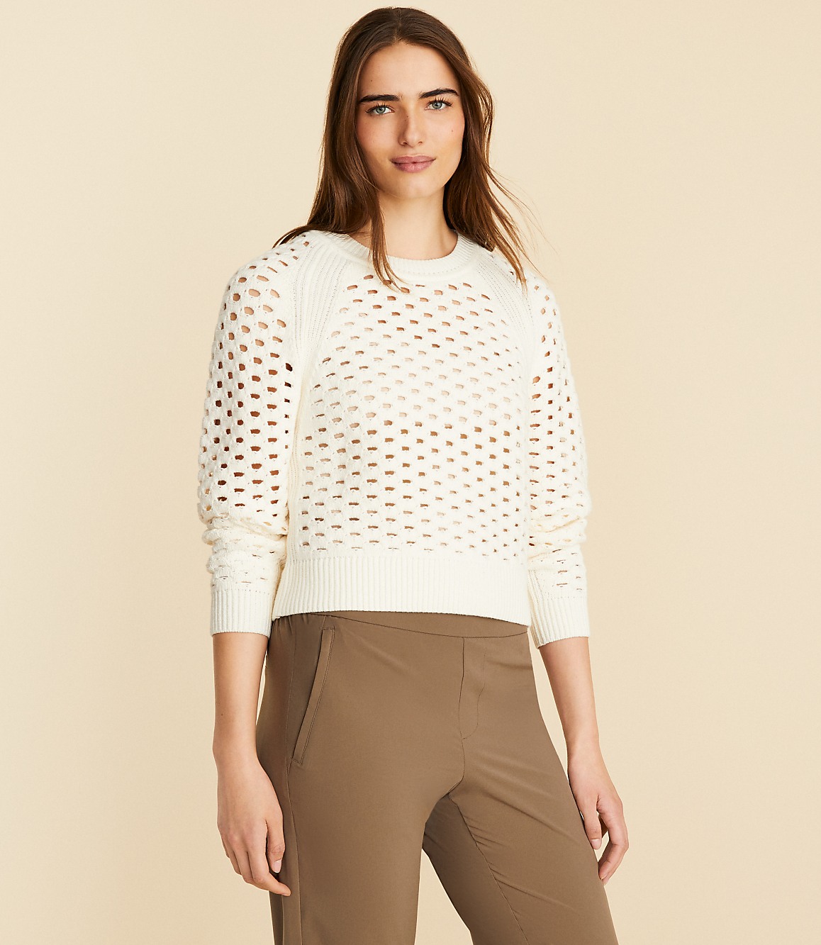 Petite Lou & Grey Mesh Sweater
