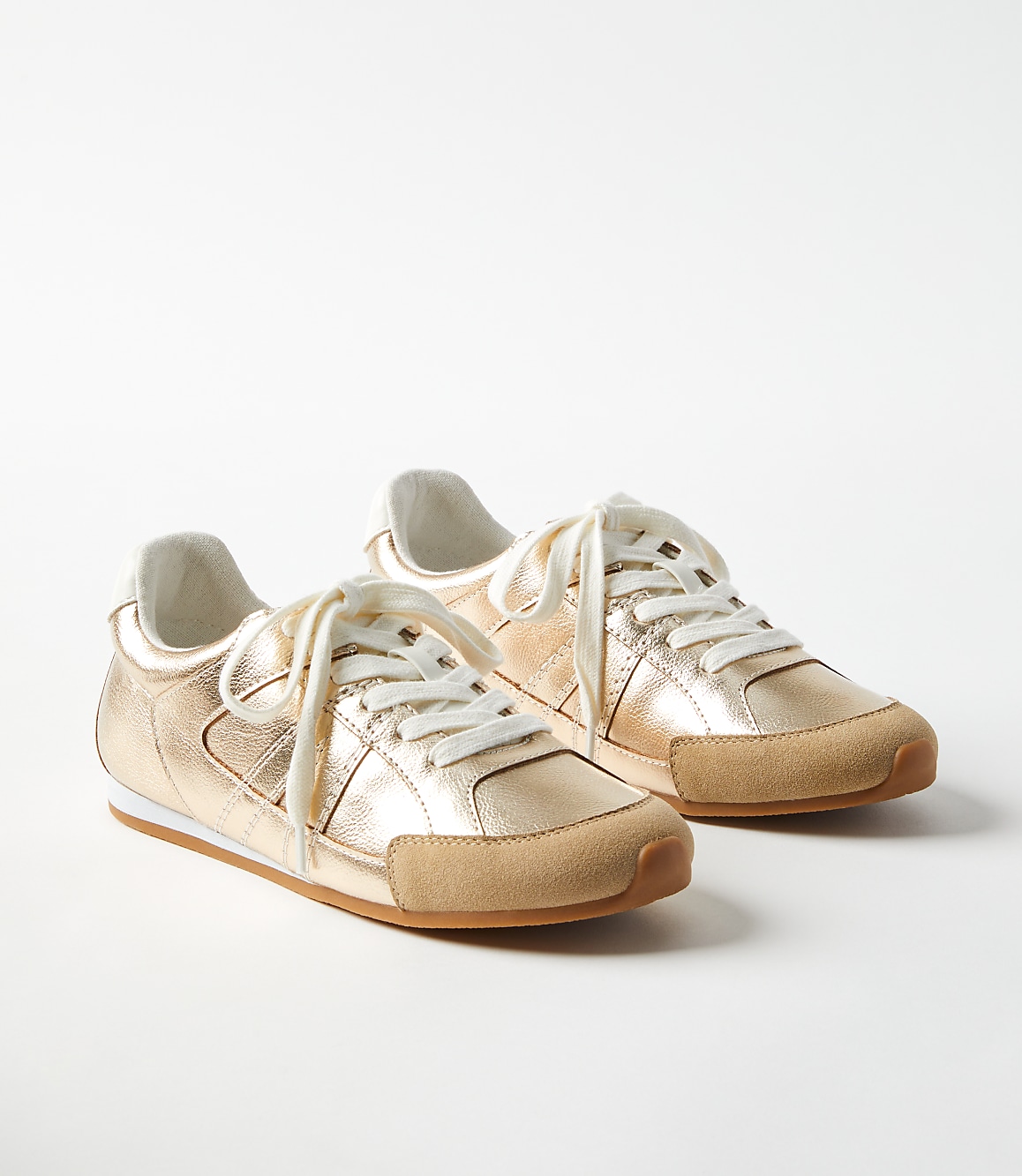 Metallic Low Profile Sneakers