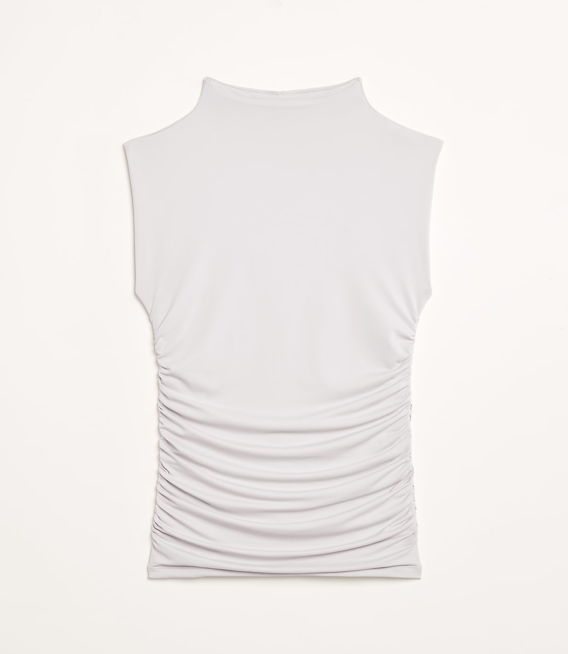 LOFT Versa 360 Knit Ruched Mock Neck Top