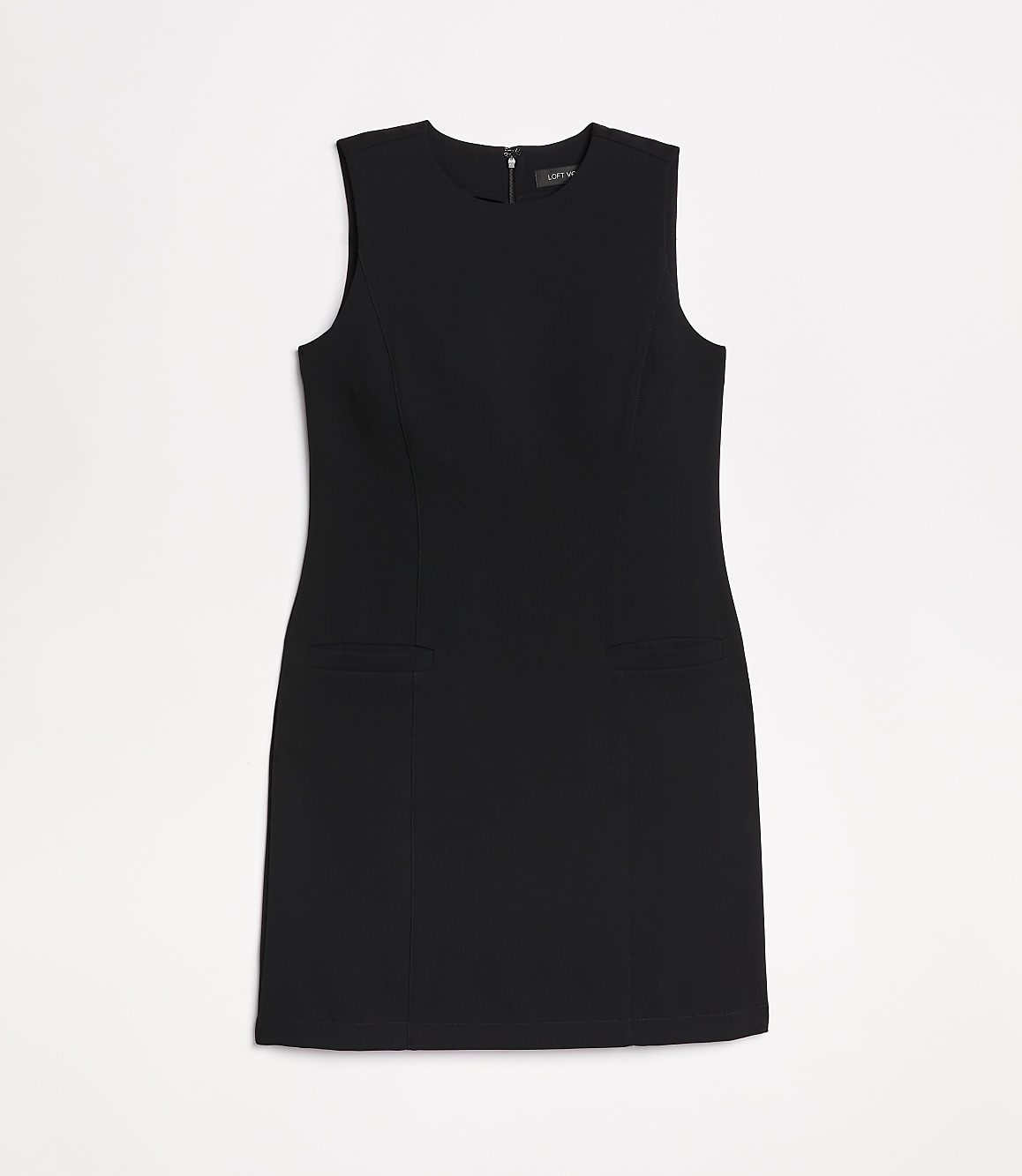 LOFT Versa Crepe Drape Mini Pocket Dress