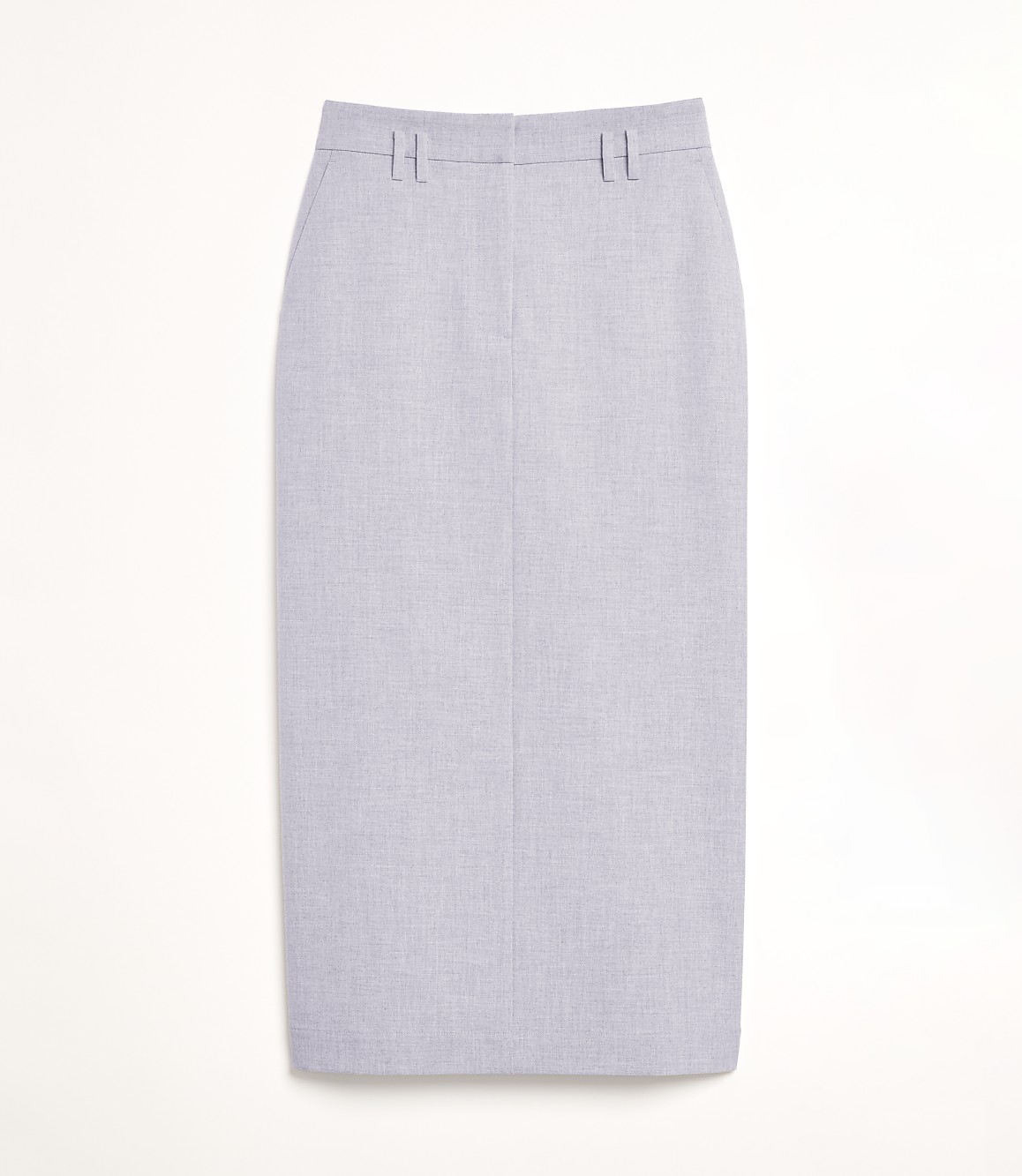 LOFT Versa Heathered Seasonless Stretch Maxi Pocket Skirt