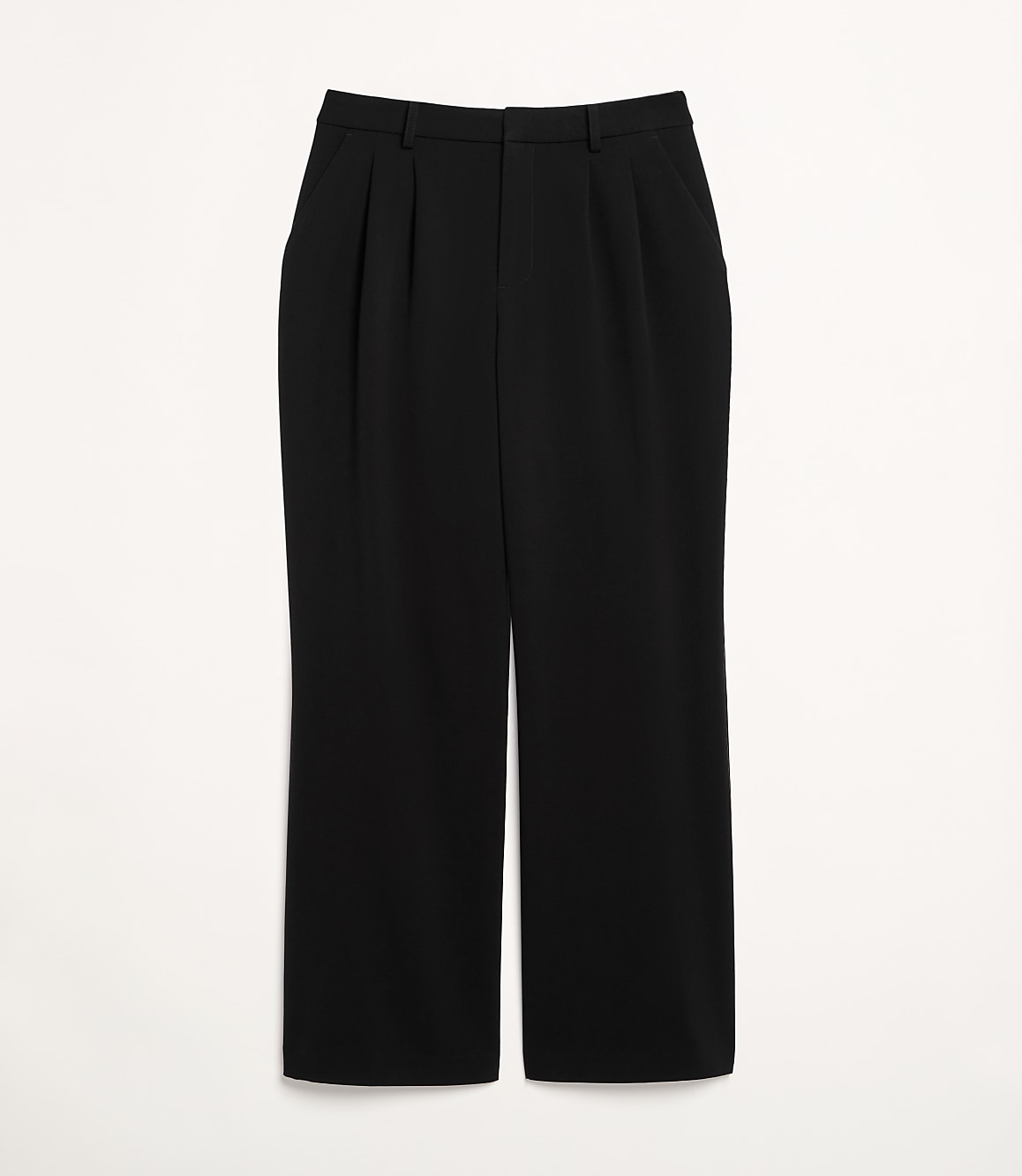 Petite Curvy LOFT Versa Seasonless Stretch Double Pleat Wide Leg Pants