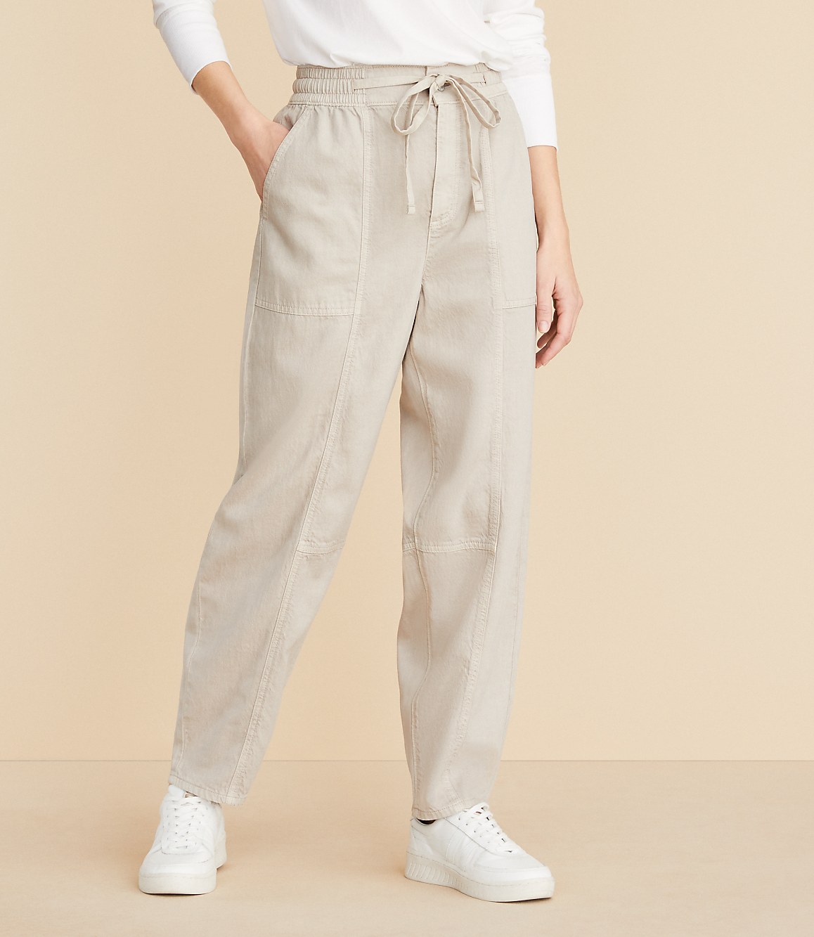 Petite Lou & Grey Barrel Utility Pants
